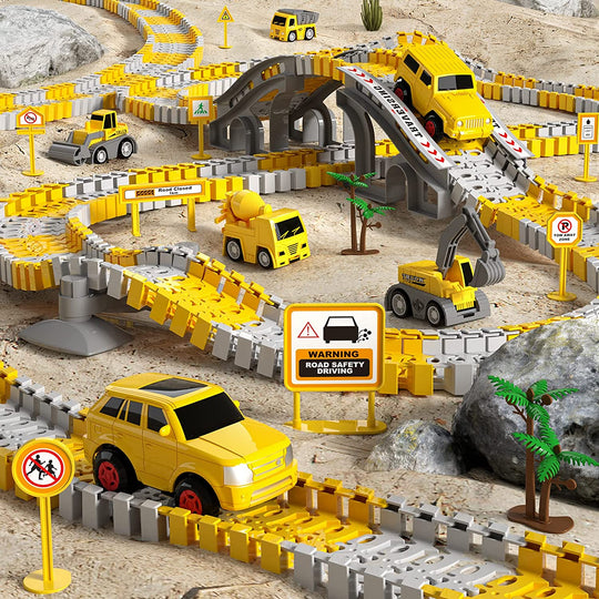 Construction Track Playset Building Toy