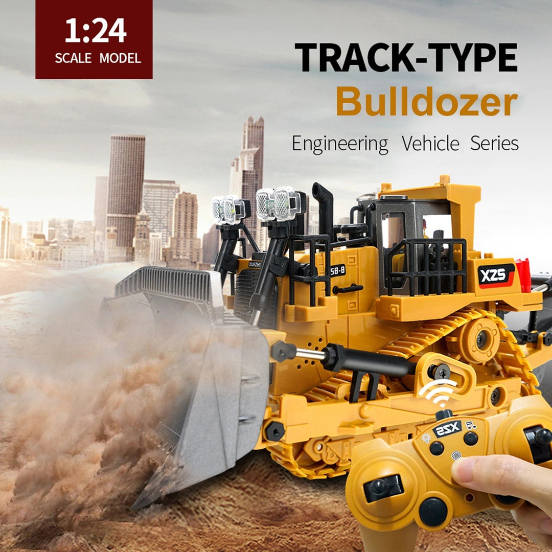 RC Bulldozer Construction Toy