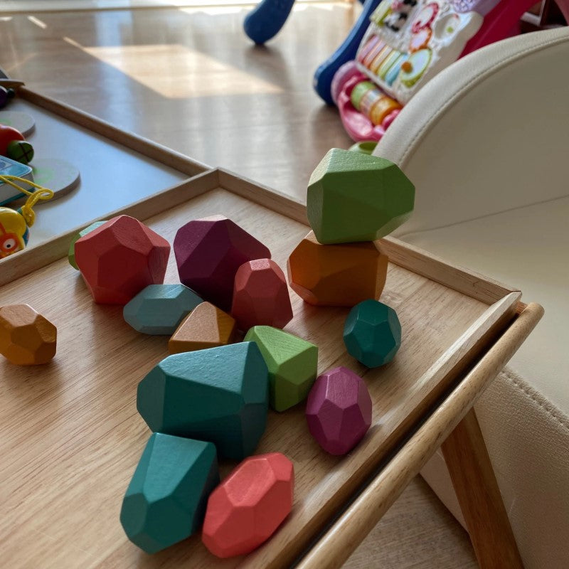Wooden Balancing Stones Montessori Toy